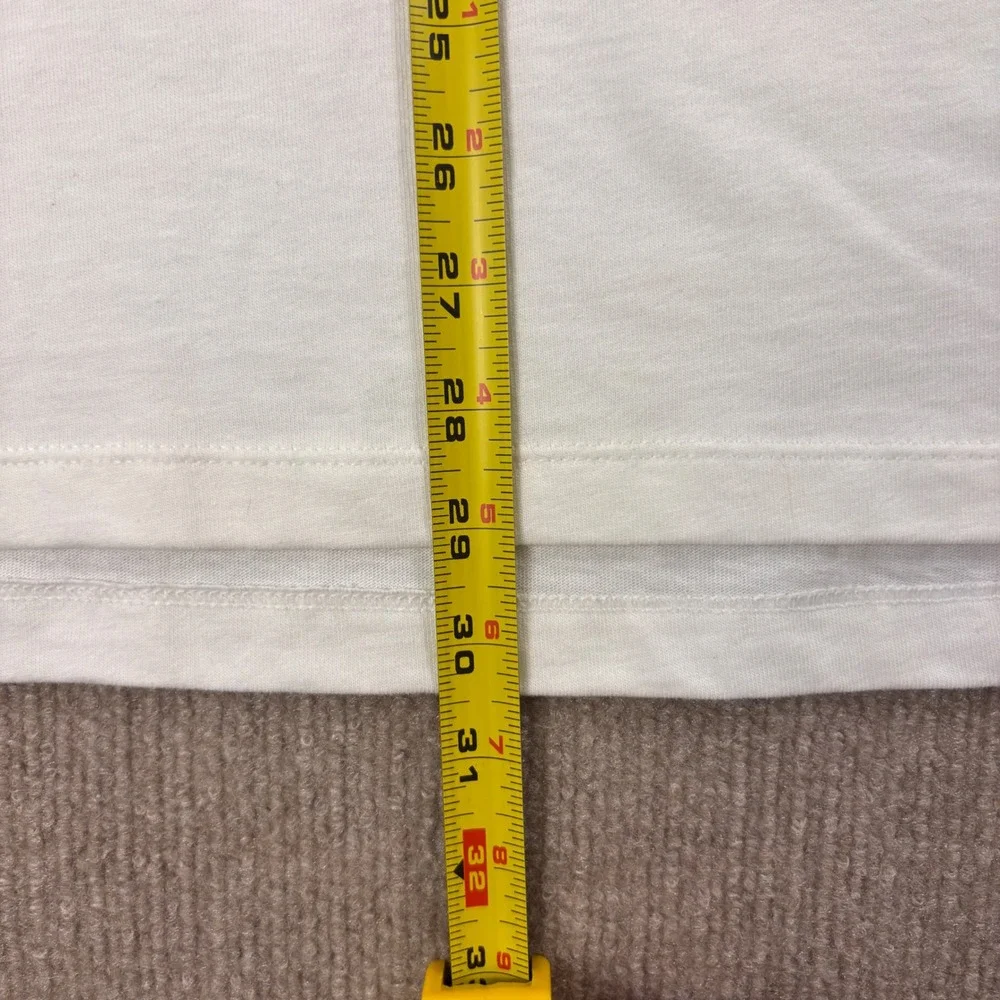 The North Face White Black Colleigiate Long Sleeve Shirt Men's Sz Large NWT Flaw